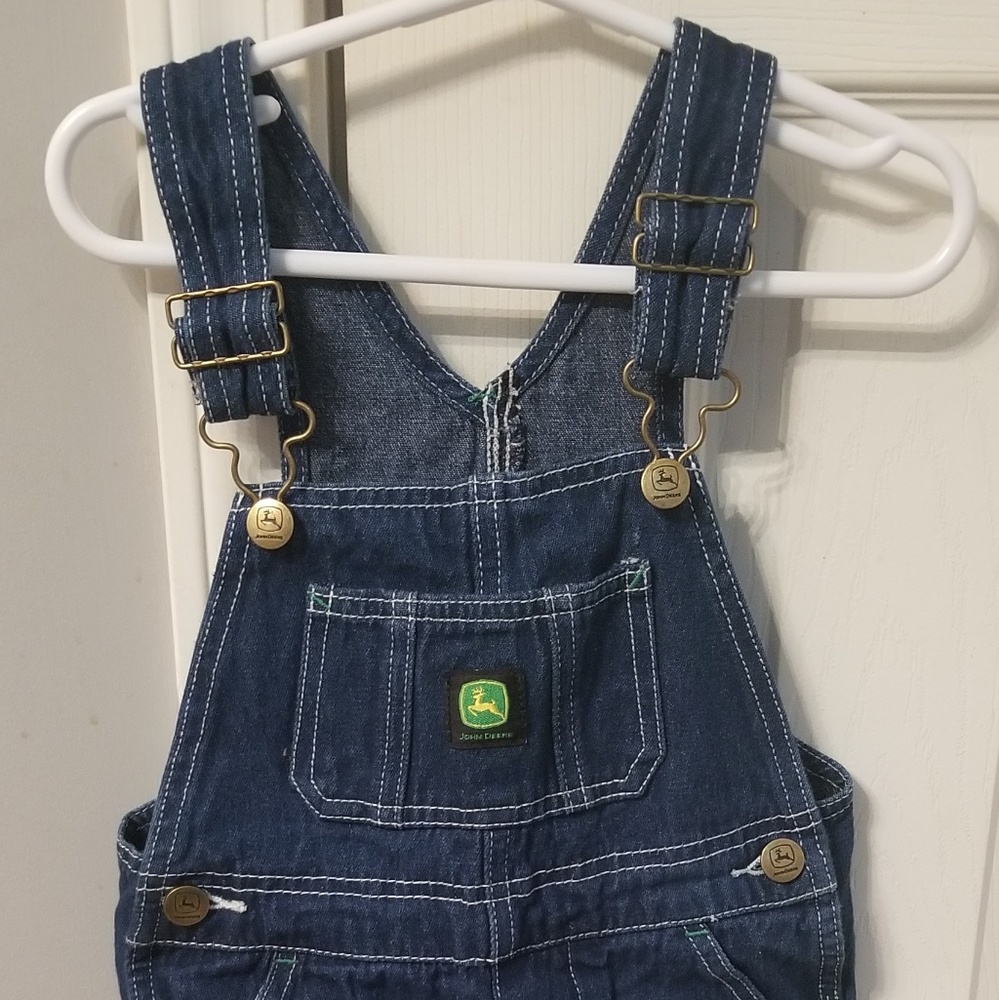 Toddler John Deere overalls